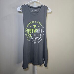 Under Armour Project Rock Sleeveless Tank Top Mens XL Loose Fit